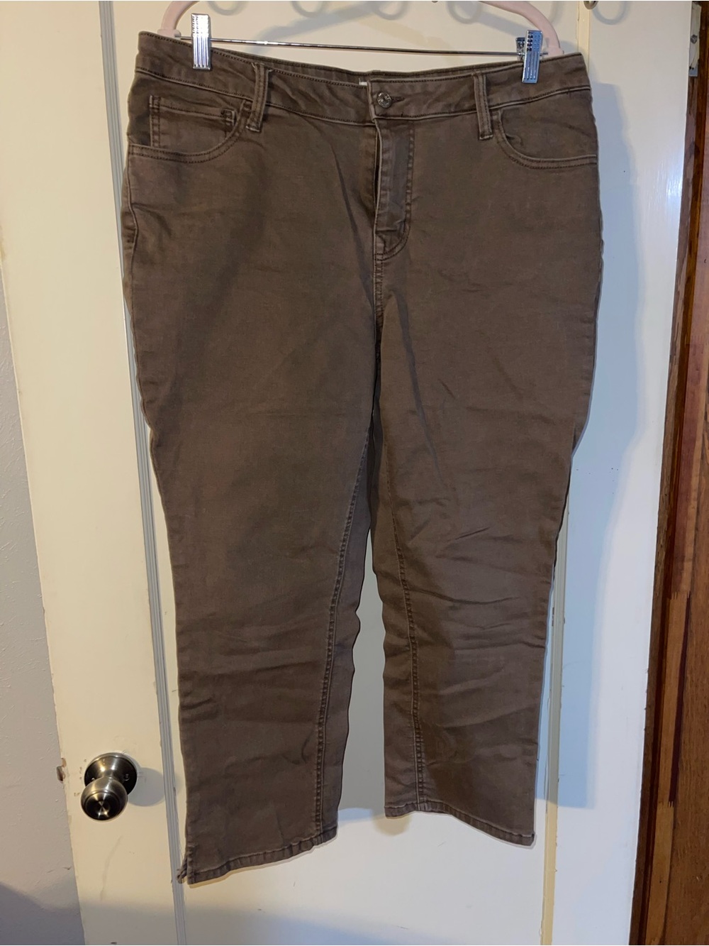 Maurices Brown Cropped Jeans